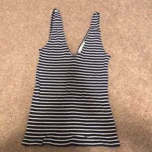 Express, deep v top.